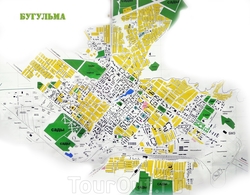 Карта Бугульмы