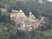 Новоафонский монастырь с высоты Иверской горы