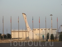 олимпийский парк,вид с набережной