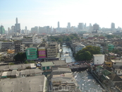 виды Бангкока с 11 этажа отеля Prince Palace