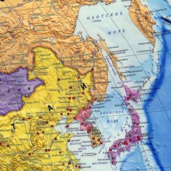 Северная Корея на карте