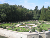 Сад Дианы де Пуатье в замке Шенонсо