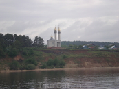Татарская деревня на берегу Волги