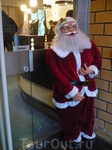 В отеле*  Дельта* нас встречал Санта Клаус.