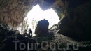 На выходе из пещеры Mammoth Cave.