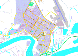 Карта Нефтеюганска с улицами