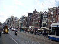 Вид города Амстердам.
