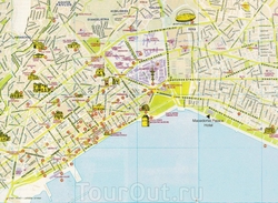 Карта Салоников для туристов