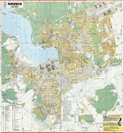 Карта Ижевска