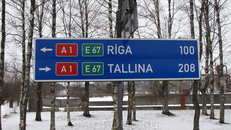 За следующий день, я пересек территорию двух государств - Латвии и Литвы.