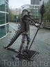Современный рыцарь на улицах Осло, профиль
