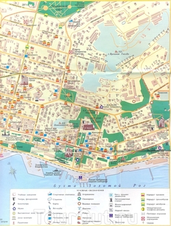 Карта Владивостока для туриста