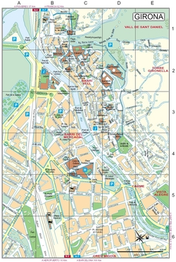 Карта Жироны