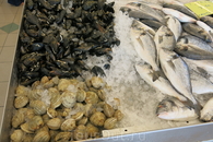 Рыбный магазин со свежим уловом
