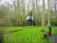 Art вкрапления в парке Keukenhof