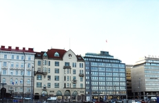 Хельсинки. Пару отелей напротив порта