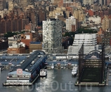 Здание IAC Building © Frank Gehry и 100 Eleventh Avenue © Jean Nouvel, Челси, Манхэттен, Нью-Йорк
