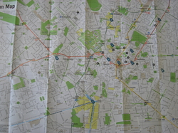 Карта Милана