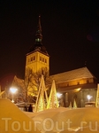 Рождественский Таллин. Церковь Нигулисте.