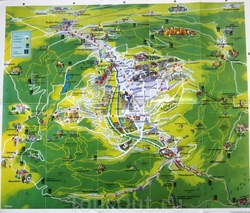 Карта Баден-Бадена для туристов
