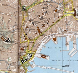 Карта Неаполя