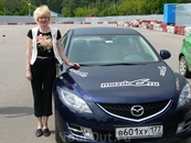 С новой Mazda 6.