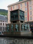 памятник, посвященый жителям Бергена