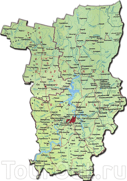 Пермь на карте
