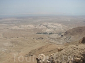 Вид на Иудейскую пустыню с фуникулера.