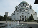 Белград. Самый большой по площади православный храм в мире - Святого Савы.