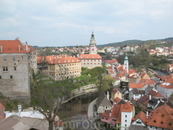 Чешский Крумлов, находится в списке ЮНЕСКО.