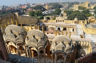 Вид на Джайпур со стен Хава-махал