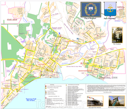 Карта Мариуполя с достопримечательностями