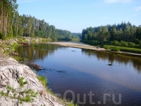 Пейзаж реки Лух.