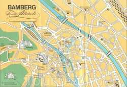 Карта Бамберга для туристов