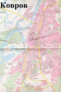 Карта Коврова
