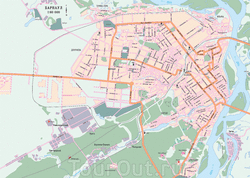 Карта дорог Барнаула