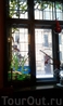 витражное окно в музее югендстиля Риги