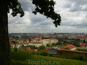 Вид  с Пражского Града