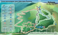Карта маршрутов Пилипца