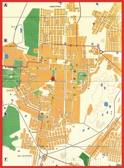 Карта Копейска с улицами