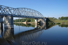 Мост через Волгу.