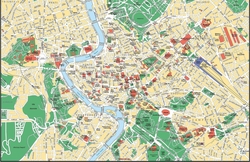 Карта Рима 