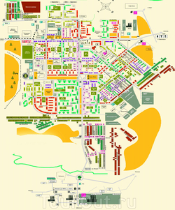 Карта Кстово с улицами