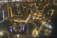 Дубай с высоты 124 этажа - смотровой площадки Бурж Калифа
