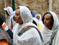 Паломники из Эфиопии