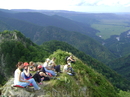 Вид с горы Трезубец. Мой день Рождения! 2009