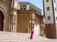 Очень красивая мечеть в Агадире, поражает своей архитектурой и резной отделкой.