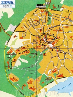 Карта Трускавца