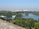 Это Белград. Там где в Дунай впадает река Сава.